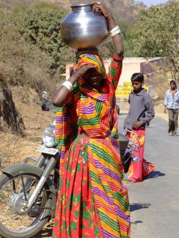 pretty woman, walking down the street