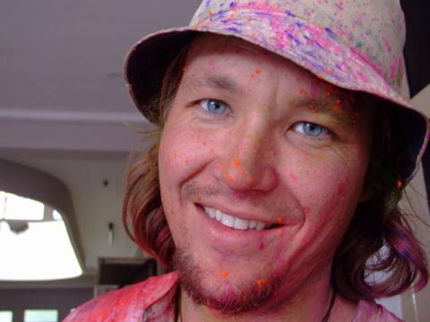 Sean at Holi