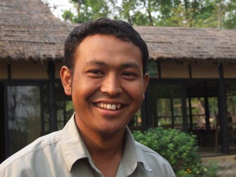 Amir, full of jokes and stories