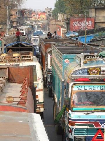 into Kathmandu