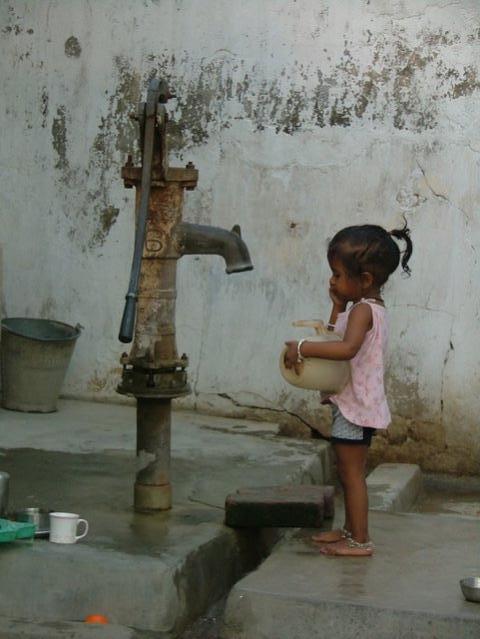 I'm sure that's where the water came from...