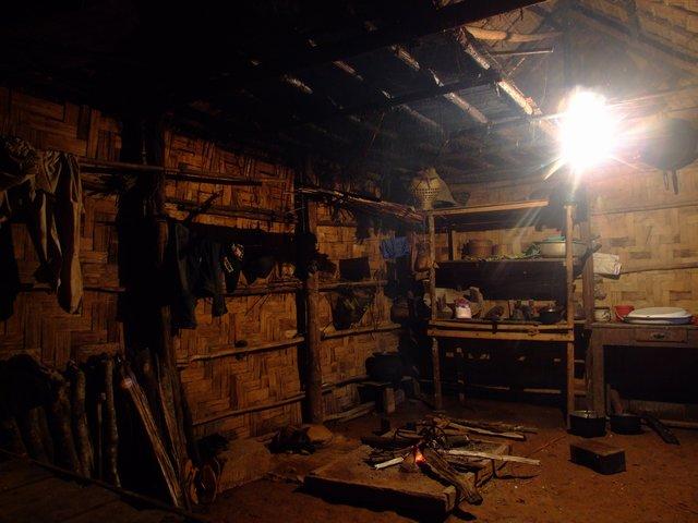 inside a Laos home