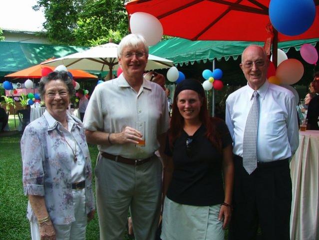 Jannie, Mr, Ambassador, me and Ben