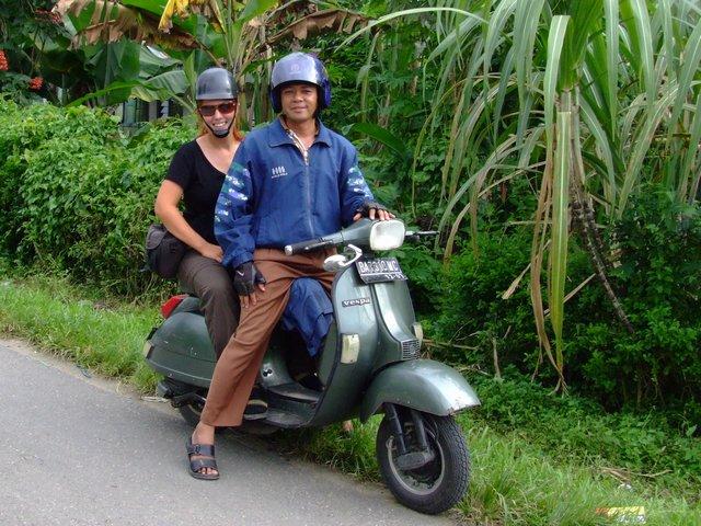 together on the vespa