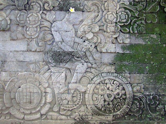 Dutch dude on bike @ Bali temple