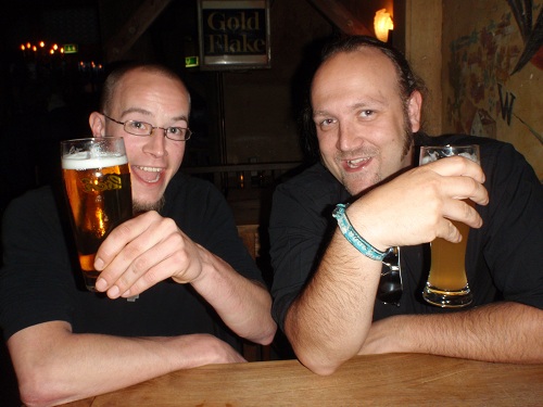 David & Kris, old friends