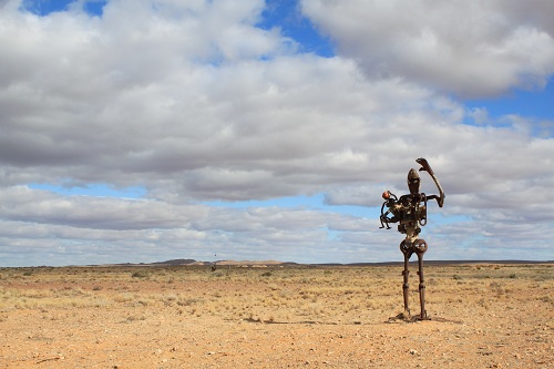 a thing, waving at me