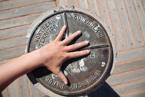 In two states and a territory at the same time...