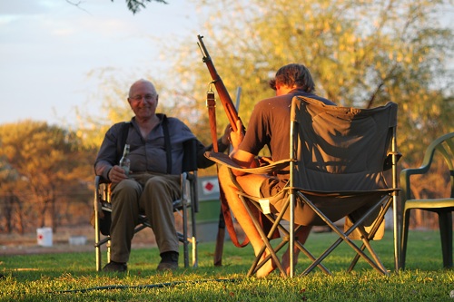 a gun & a beer, excellent combination.