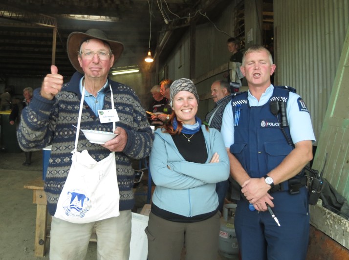 Police escort to party