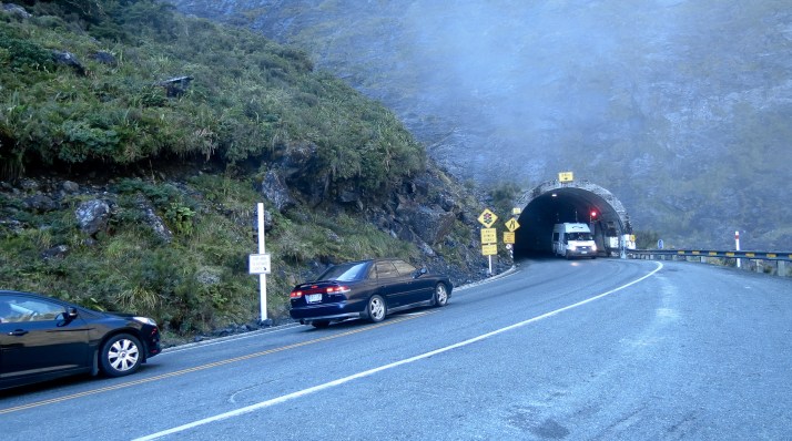 start of the Homer tunnel