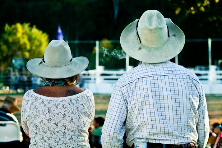 checking out the action