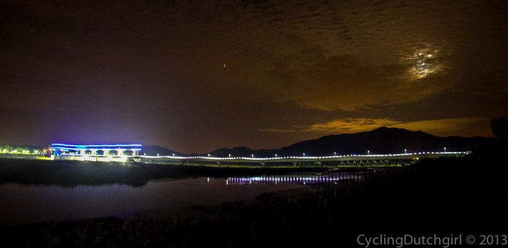 Lightshow at the Weir