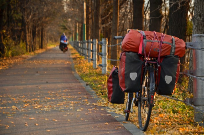 Bike road into Chuncheon