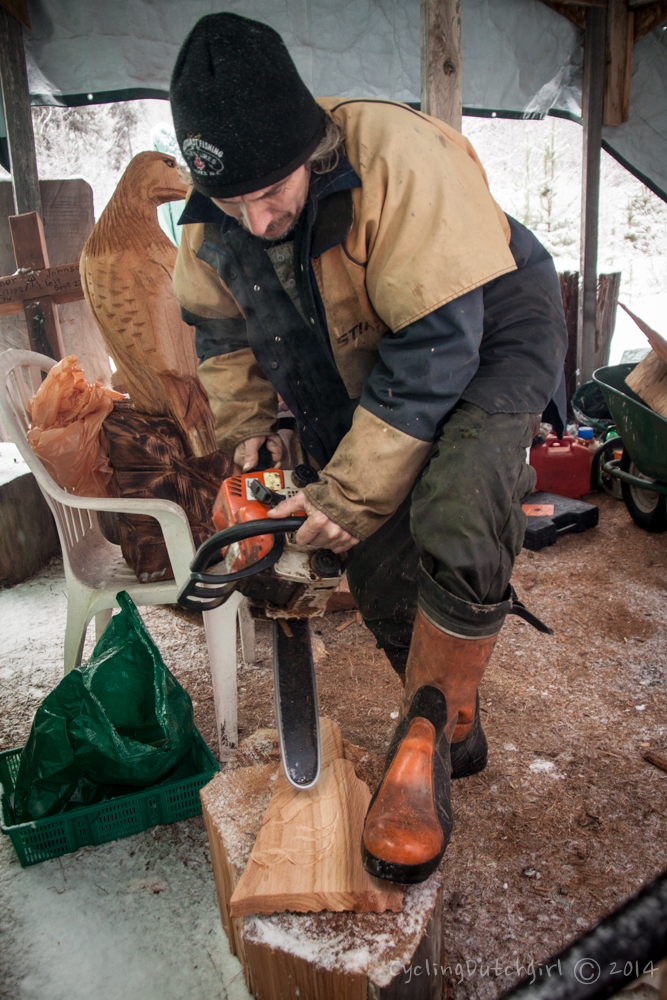 Carving the Eagleshead