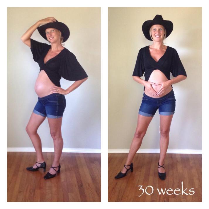 Carla, 30 weeks pregnant